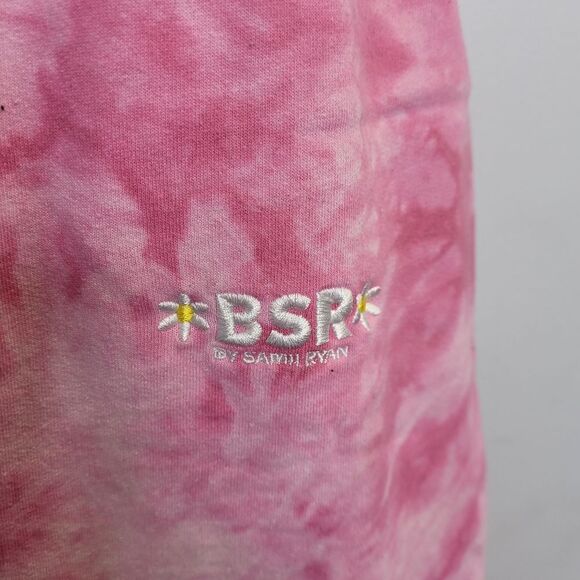 SAMII RYAN pink rose blend tie dye relaxed everyday‎ jogger sweatpants M - Picture 5 of 13